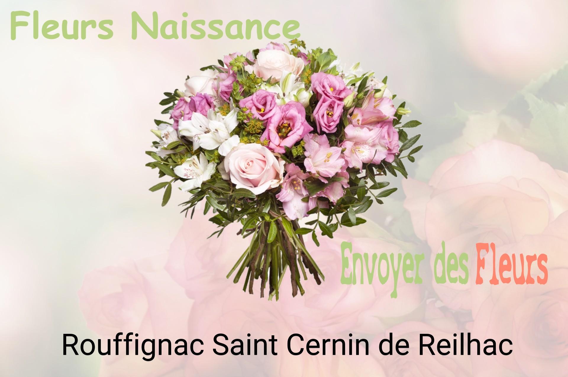 Bouquet de fleurs de naissance livré à Rouffignac-Saint-Cernin-de-Reilhac