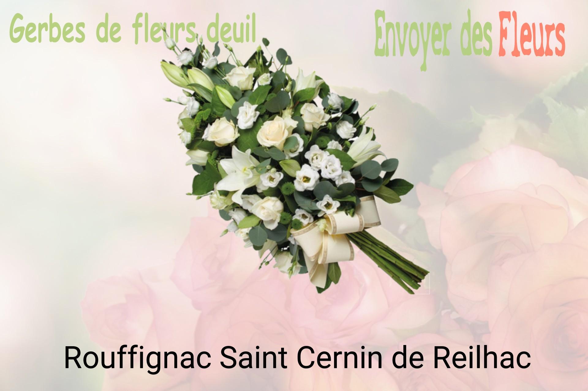 Gerbe de fleurs de deuil livrée à Rouffignac-Saint-Cernin-de-Reilhac